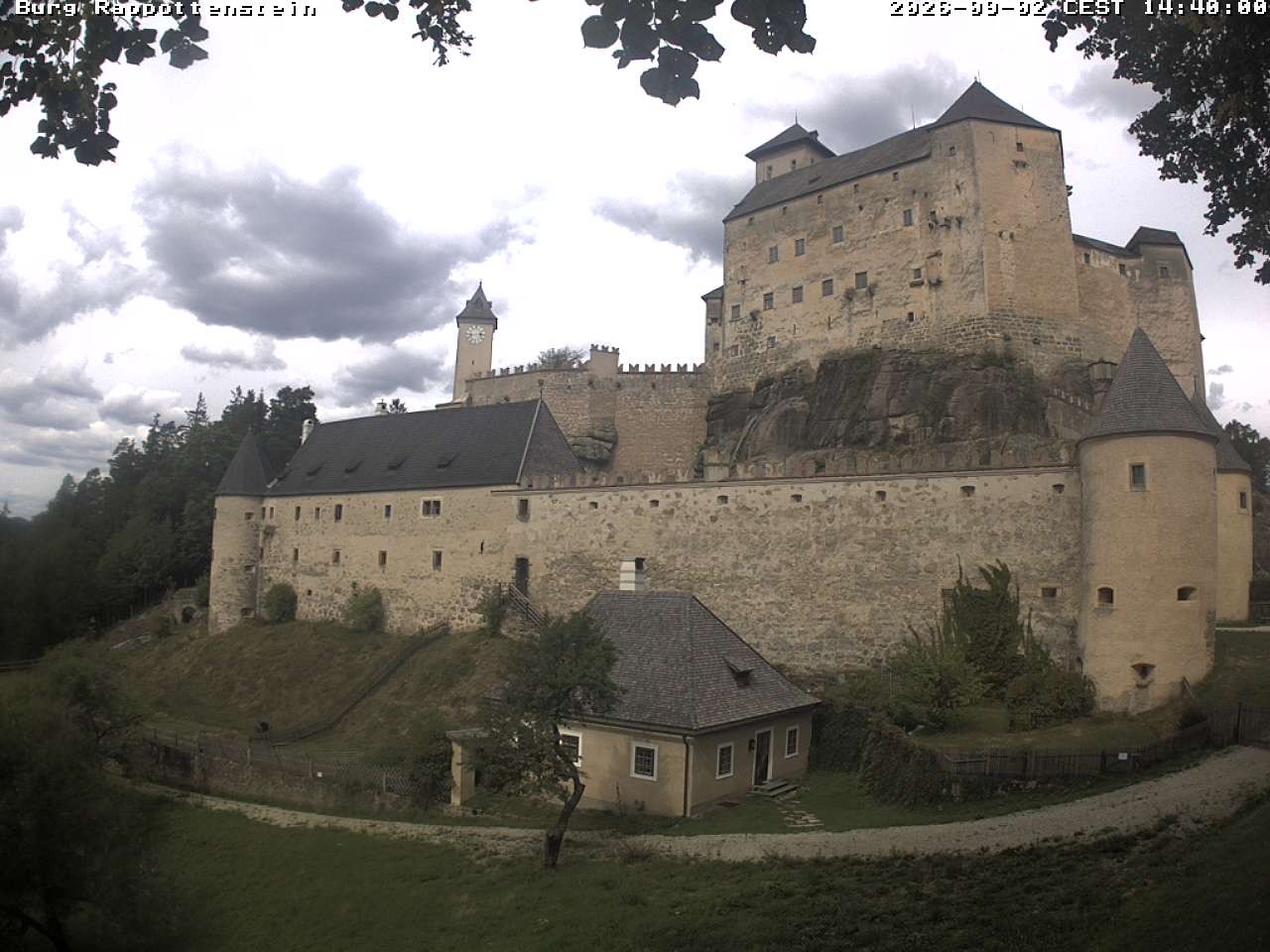 Archiv Foto Webcam Burg Rappottenstein
