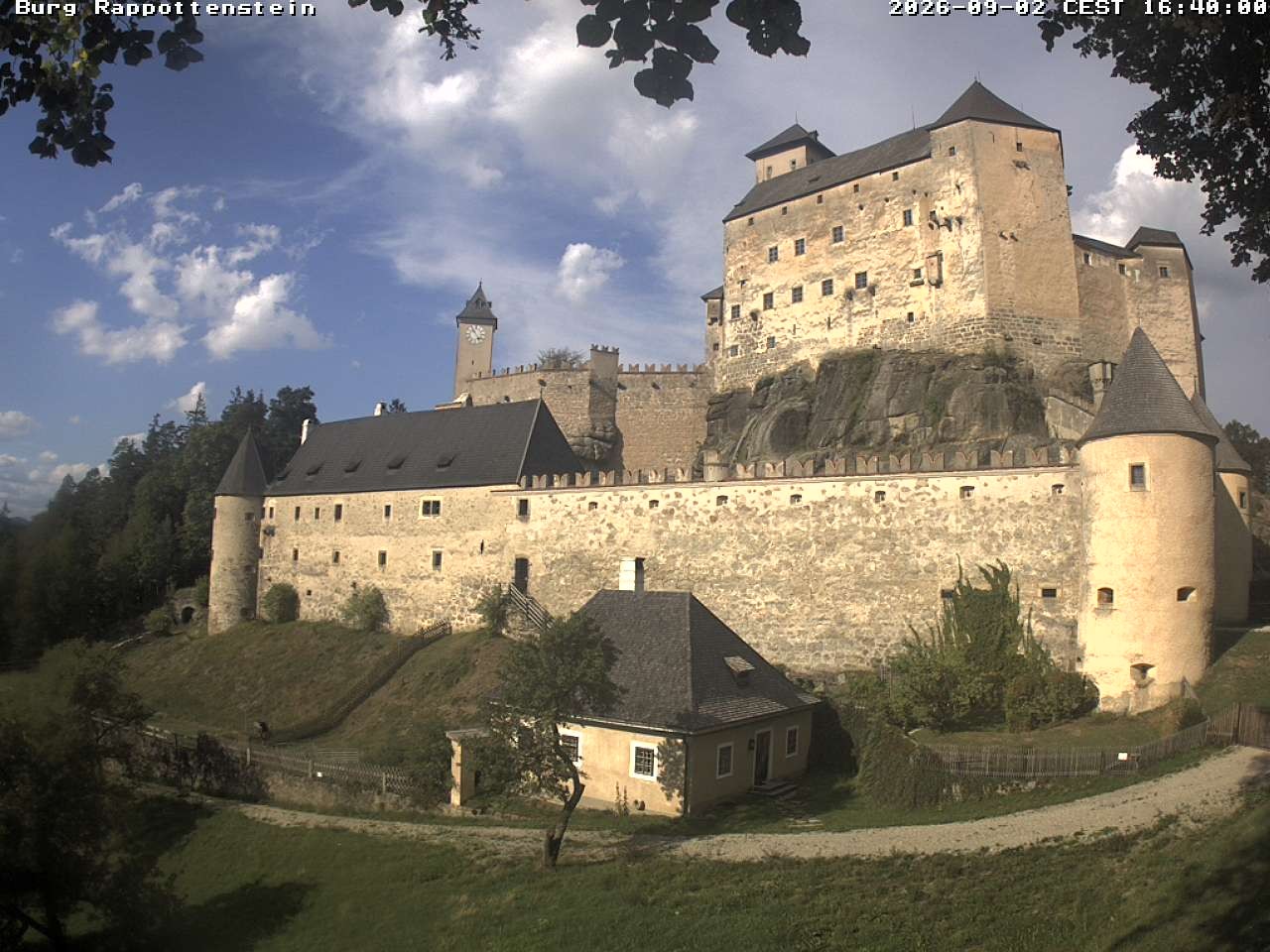 Archiv Foto Webcam Burg Rappottenstein