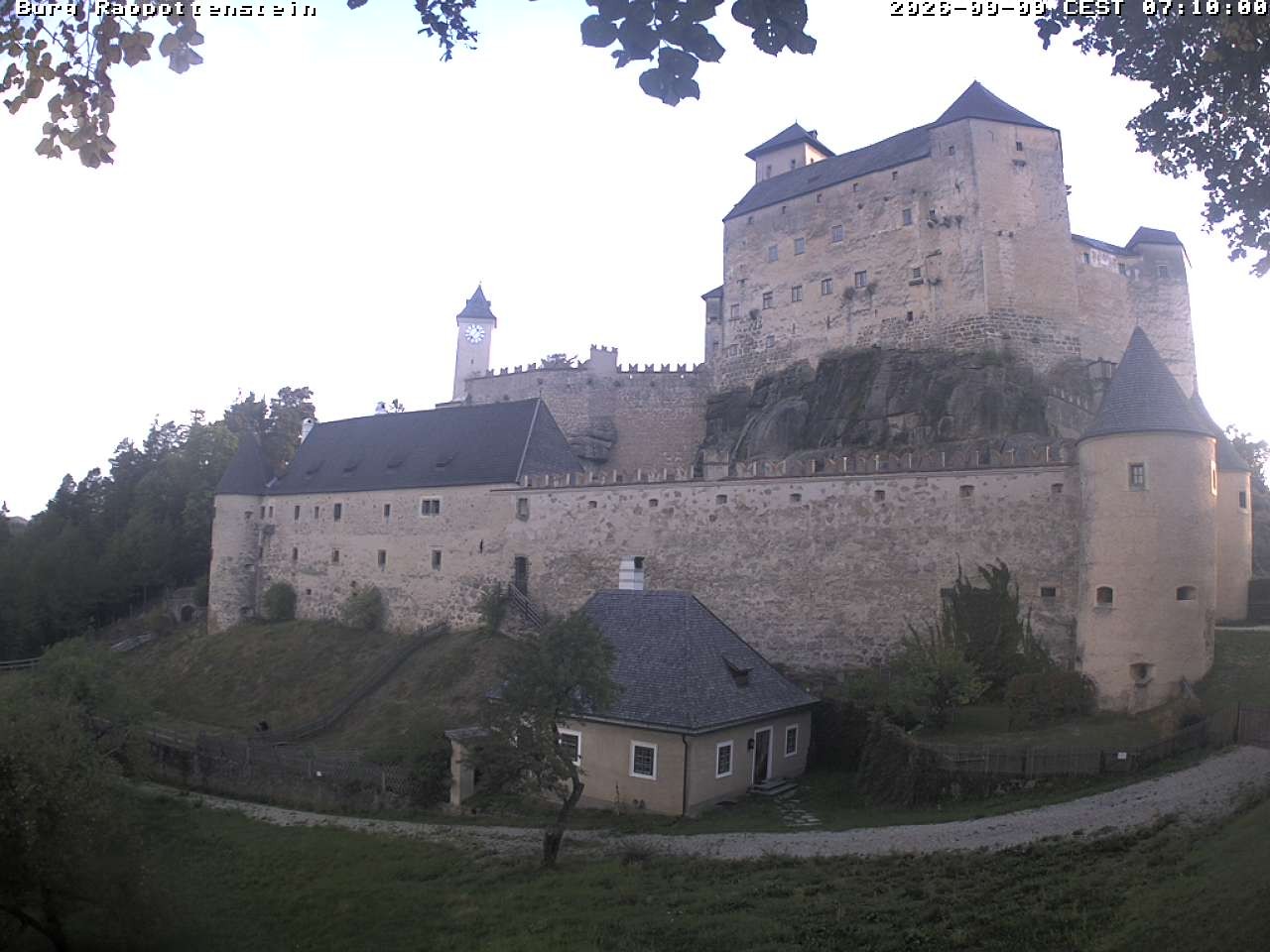 Archiv Foto Webcam Burg Rappottenstein