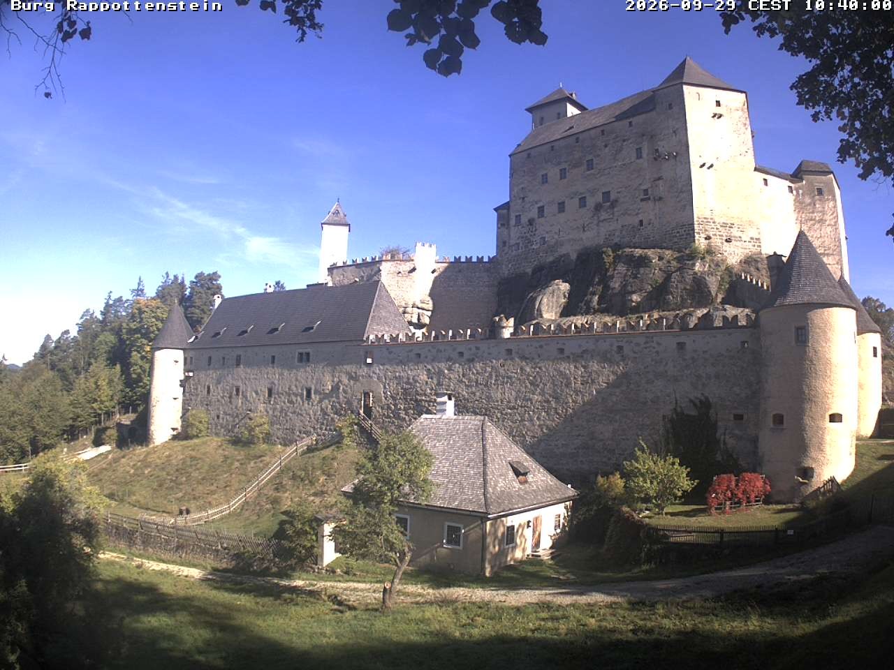 Archiv Foto Webcam Burg Rappottenstein