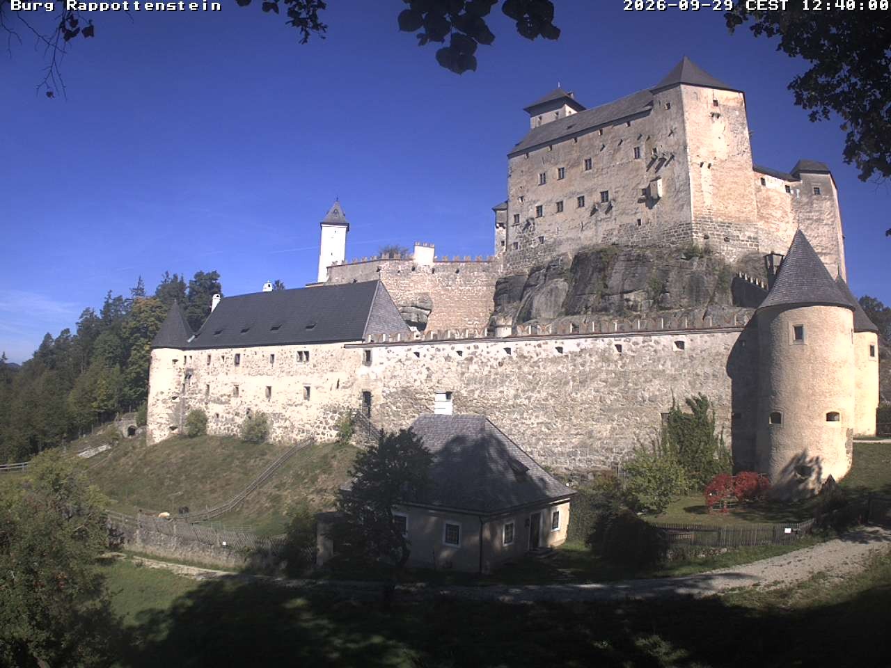 Archiv Foto Webcam Burg Rappottenstein
