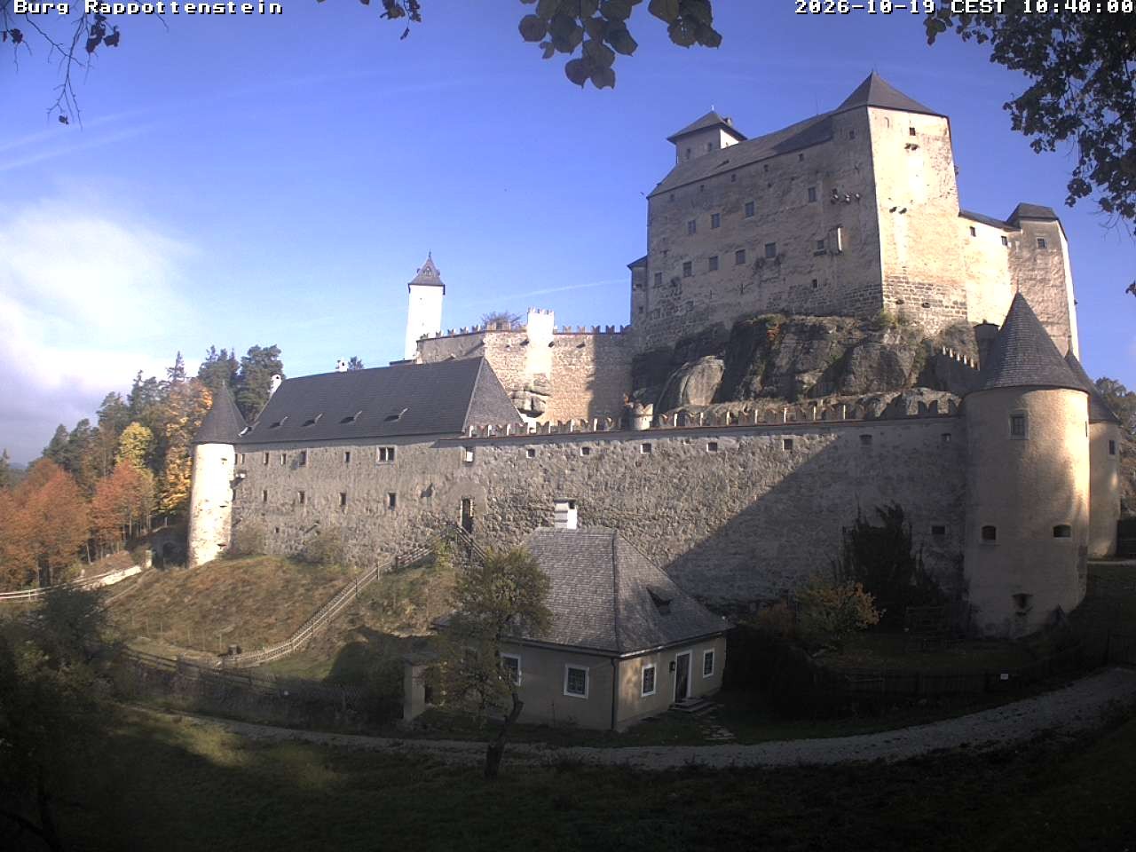 Archiv Foto Webcam Burg Rappottenstein