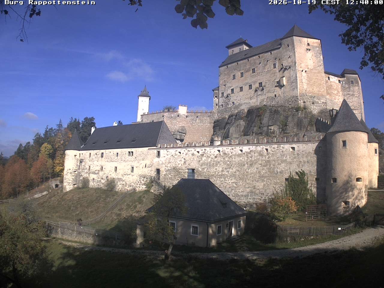 Archiv Foto Webcam Burg Rappottenstein