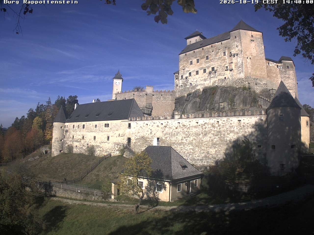 Archiv Foto Webcam Burg Rappottenstein