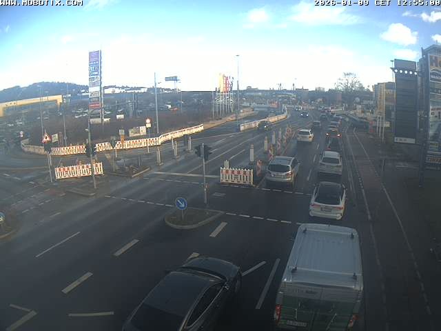 Archived image Webcam Ulm - View Blaubeurer Street