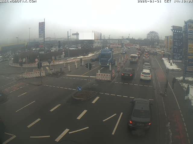 Archiv Foto Webcam Ulm: Blaubeurer Straße