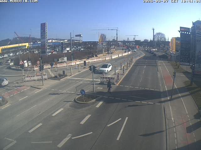 Archiv Foto Webcam Ulm: Blaubeurer Straße