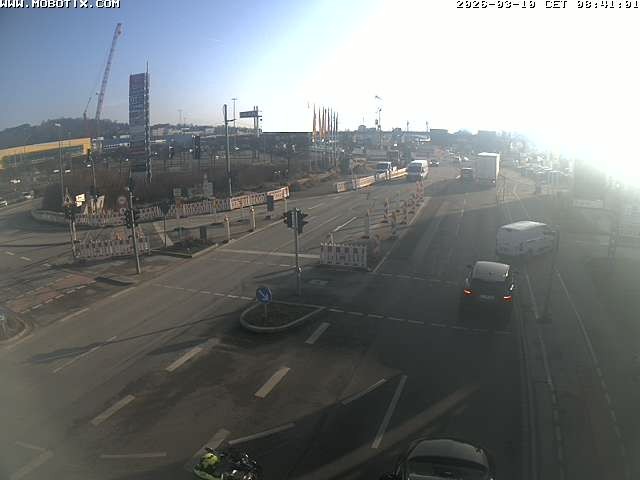 Archiv Foto Webcam Ulm: Blaubeurer Straße