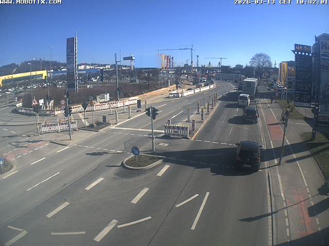 Archiv Foto Webcam Ulm: Blaubeurer Straße