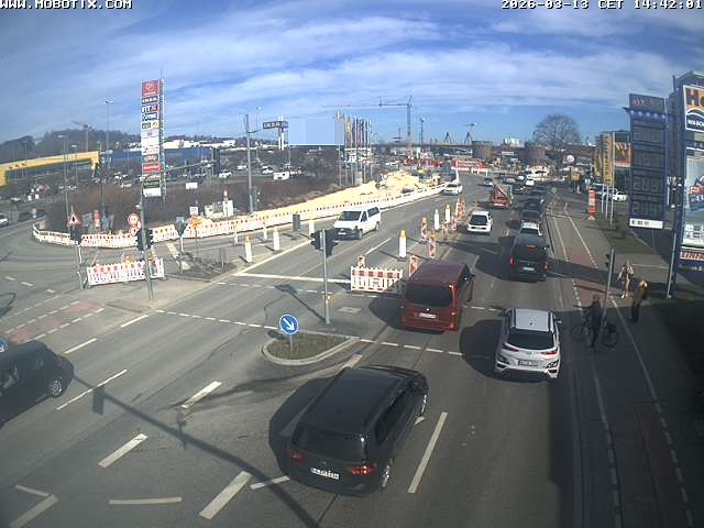Archiv Foto Webcam Ulm: Blaubeurer Straße