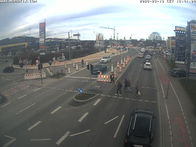 Archiv Foto Webcam Ulm: Blaubeurer Straße