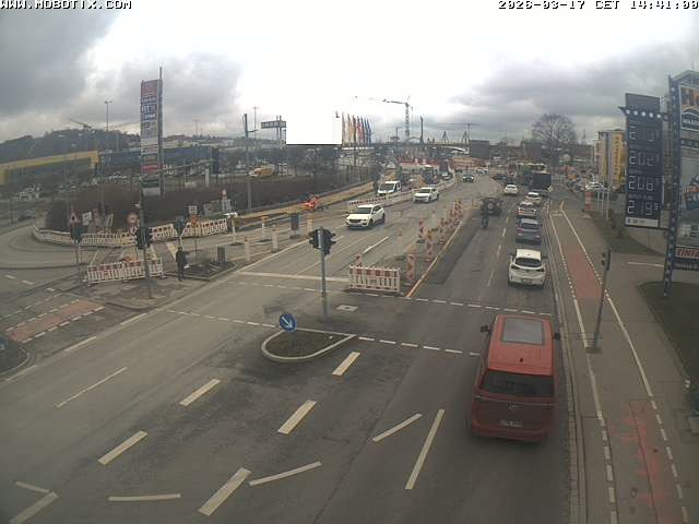 Archiv Foto Webcam Ulm: Blaubeurer Straße