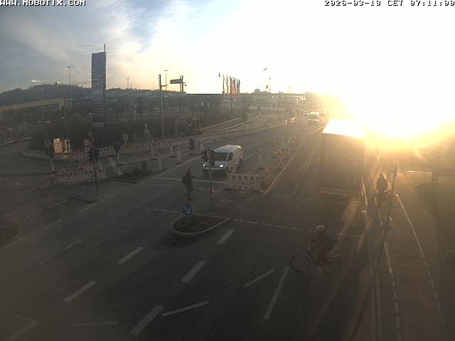 Archiv Foto Webcam Ulm: Blaubeurer Straße