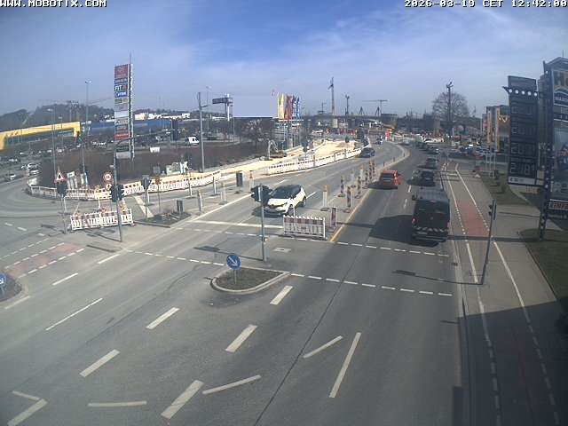 Archiv Foto Webcam Ulm: Blaubeurer Straße