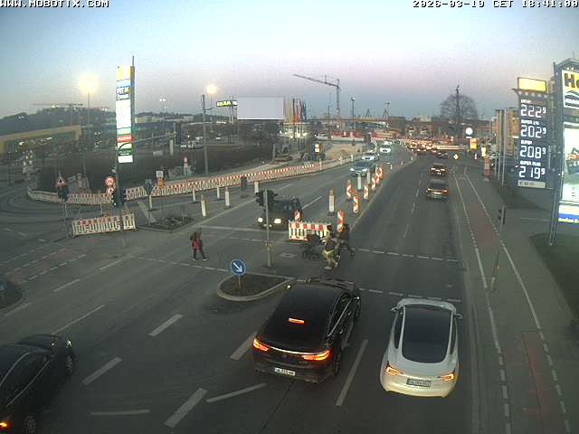 Archiv Foto Webcam Ulm: Blaubeurer Straße