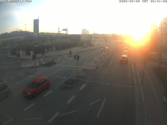 Archived image Webcam Ulm - View Blaubeurer Street