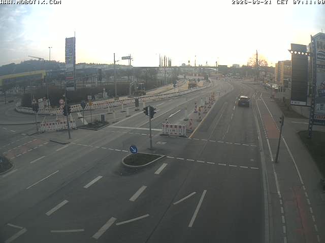 Archived image Webcam Ulm - View Blaubeurer Street