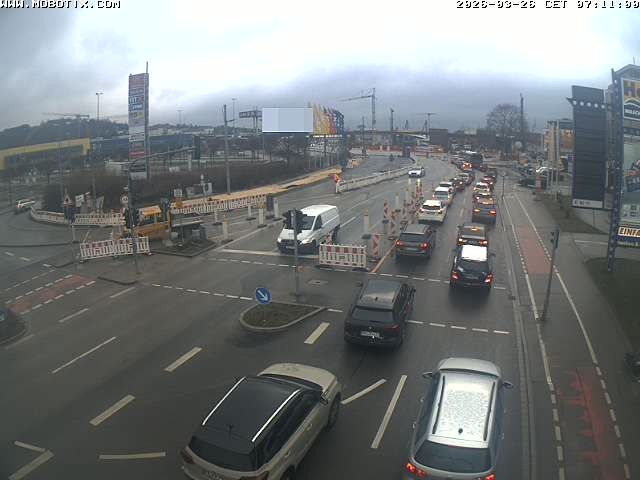 Archiv Foto Webcam Ulm: Blaubeurer Straße