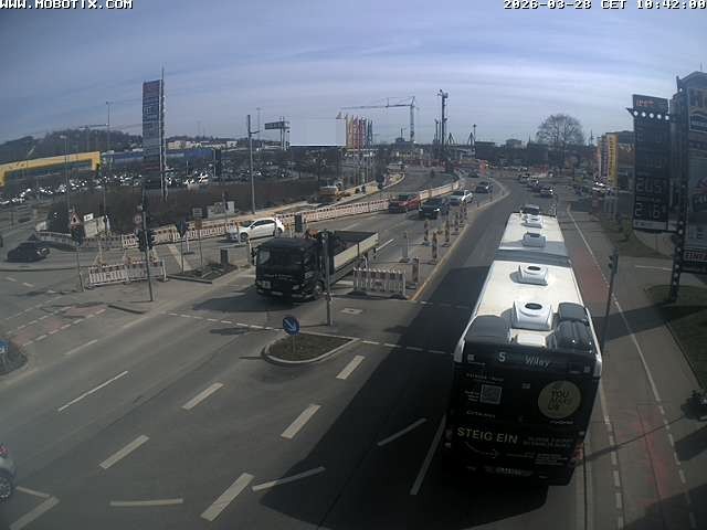 Archiv Foto Webcam Ulm: Blaubeurer Straße