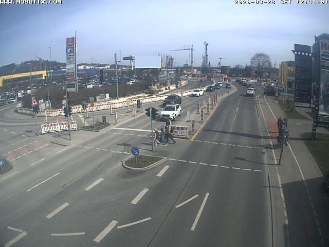 Archiv Foto Webcam Ulm: Blaubeurer Straße