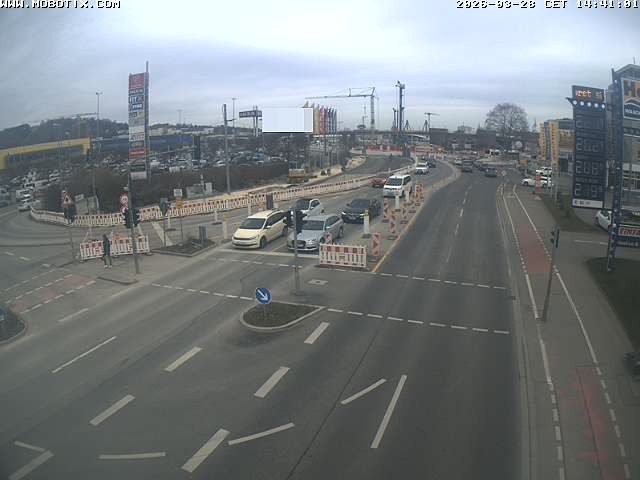 Archiv Foto Webcam Ulm: Blaubeurer Straße