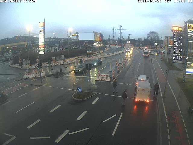 Archiv Foto Webcam Ulm: Blaubeurer Straße