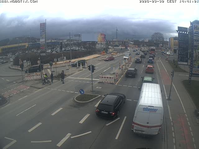 Archiv Foto Webcam Ulm: Blaubeurer Straße