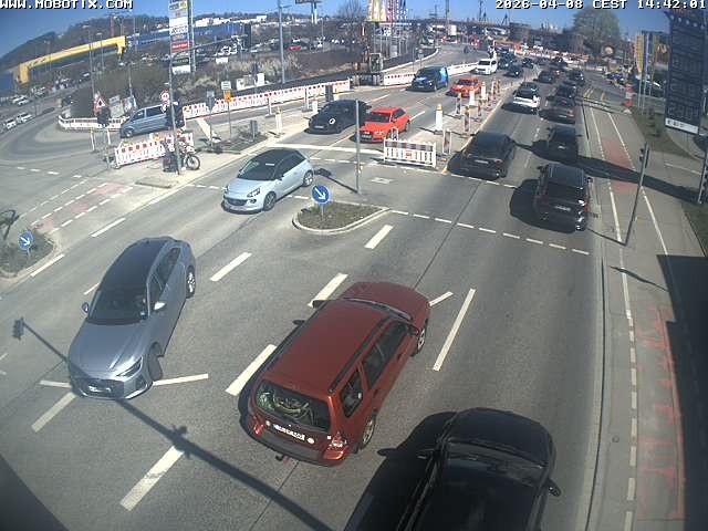 Archiv Foto Webcam Ulm: Blaubeurer Straße