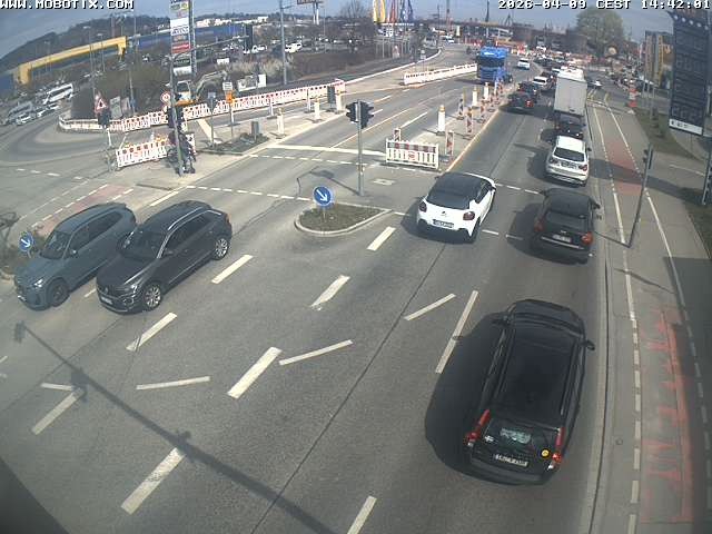 Archiv Foto Webcam Ulm: Blaubeurer Straße