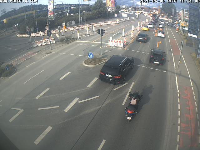 Archiv Foto Webcam Ulm: Blaubeurer Straße
