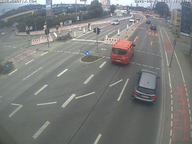 Archiv Foto Webcam Ulm: Blaubeurer Straße