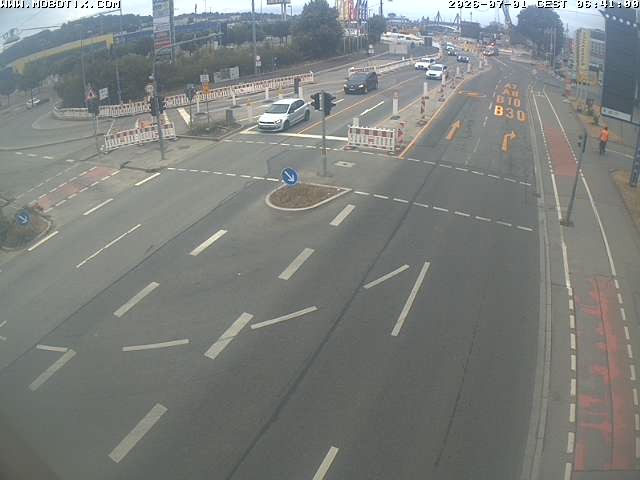 Archiv Foto Webcam Ulm: Blaubeurer Straße