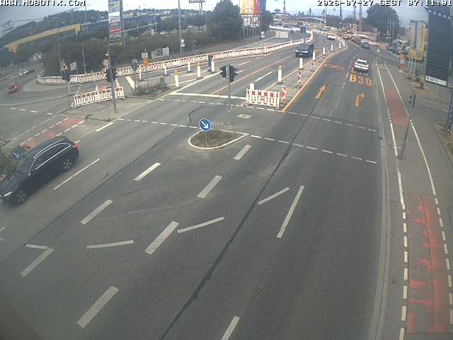 Archiv Foto Webcam Ulm: Blaubeurer Straße