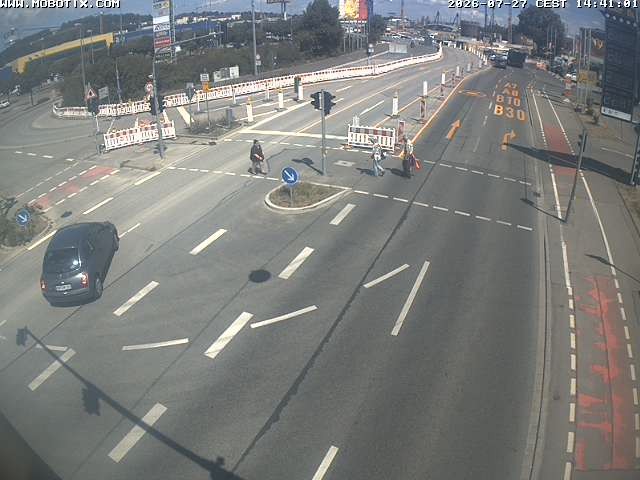 Archiv Foto Webcam Ulm: Blaubeurer Straße