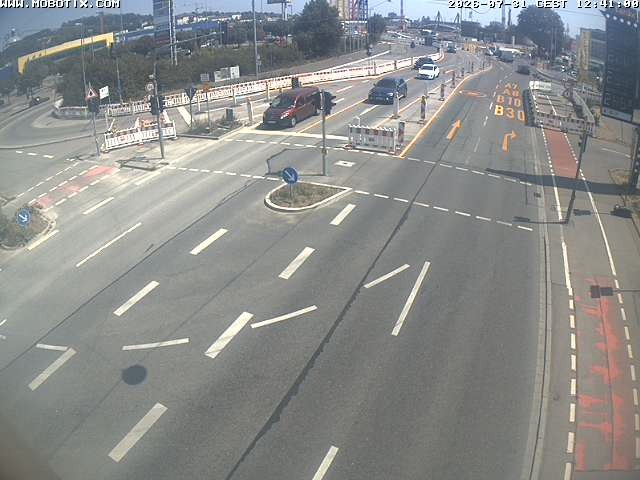 Archiv Foto Webcam Ulm: Blaubeurer Straße