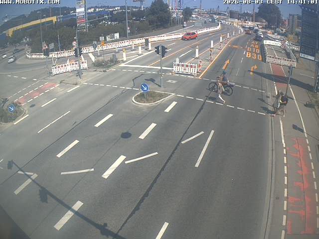 Archiv Foto Webcam Ulm: Blaubeurer Straße