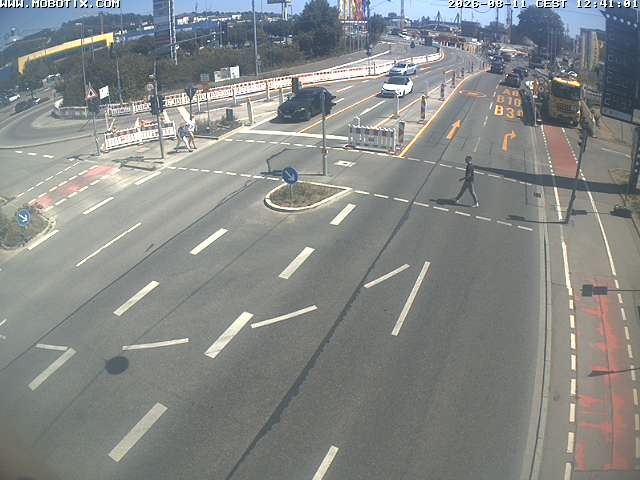 Archiv Foto Webcam Ulm: Blaubeurer Straße