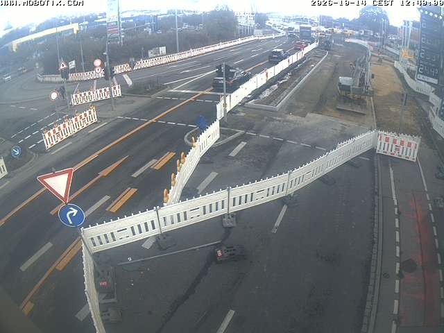 Archived image Webcam Ulm - View Blaubeurer Street
