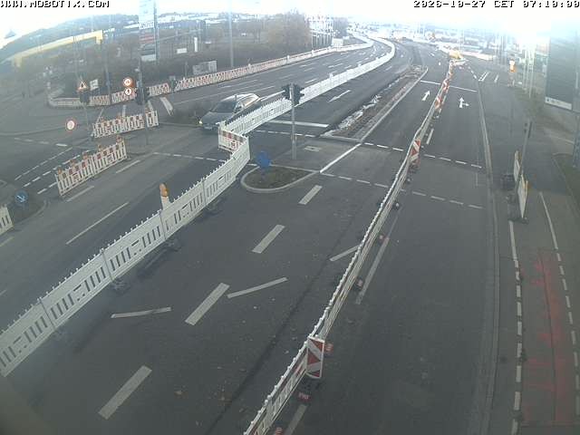 Archived image Webcam Ulm - View Blaubeurer Street