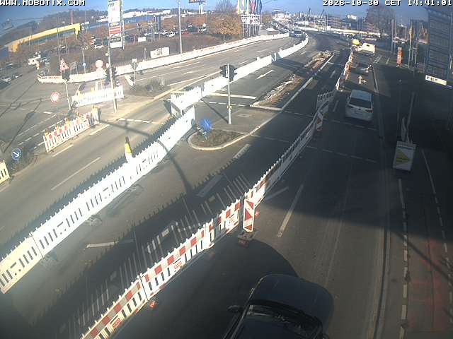 Archived image Webcam Ulm - View Blaubeurer Street