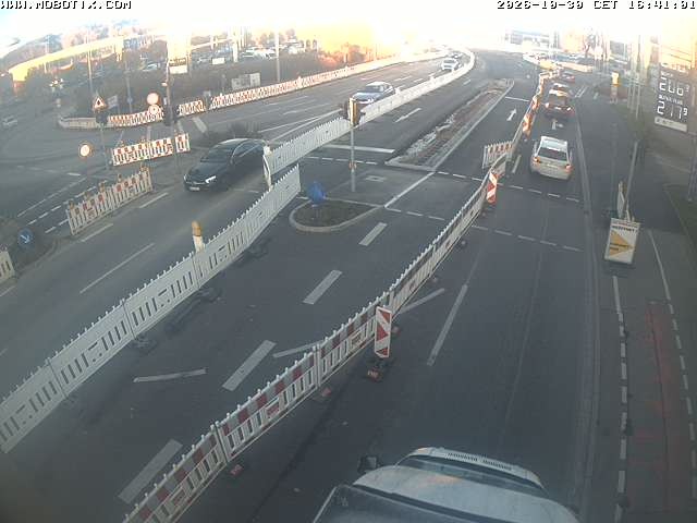 Archived image Webcam Ulm - View Blaubeurer Street