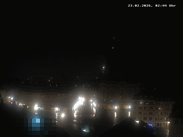 Archiv Foto Webcam Dresden - Frauenkirche und Neumarkt