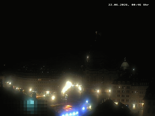 Archiv Foto Webcam Dresden - Frauenkirche und Neumarkt