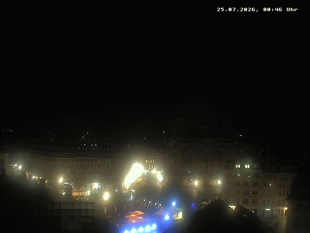 Archived image Webcam Dresden - Frauenkirche and Neumarkt square
