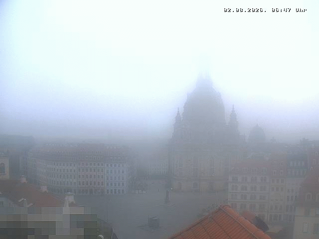 Archiv Foto Webcam Dresden - Frauenkirche und Neumarkt