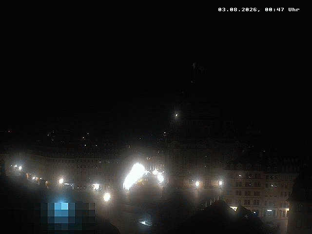 Archiv Foto Webcam Dresden - Frauenkirche und Neumarkt
