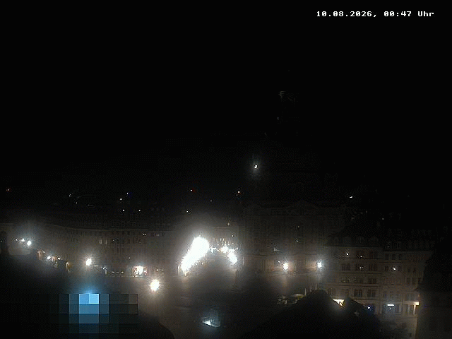 Archiv Foto Webcam Dresden - Frauenkirche und Neumarkt
