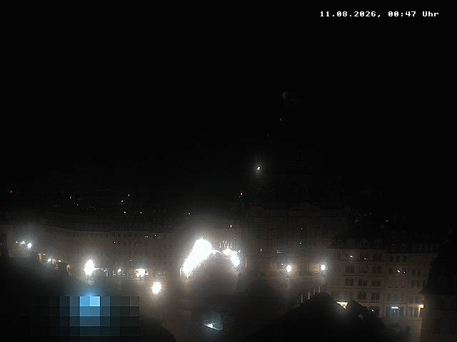 Archived image Webcam Dresden - Frauenkirche and Neumarkt square