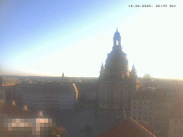 Archiv Foto Webcam Dresden - Frauenkirche und Neumarkt
