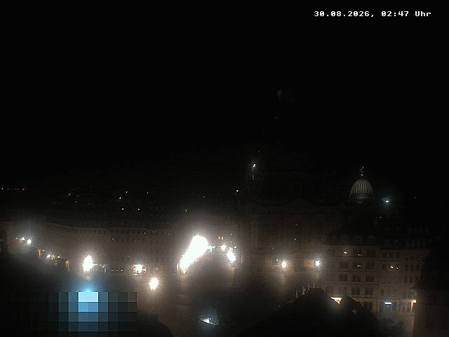 Archiv Foto Webcam Dresden - Frauenkirche und Neumarkt